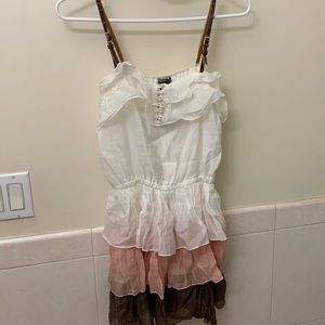 Brand new ruffle dress.